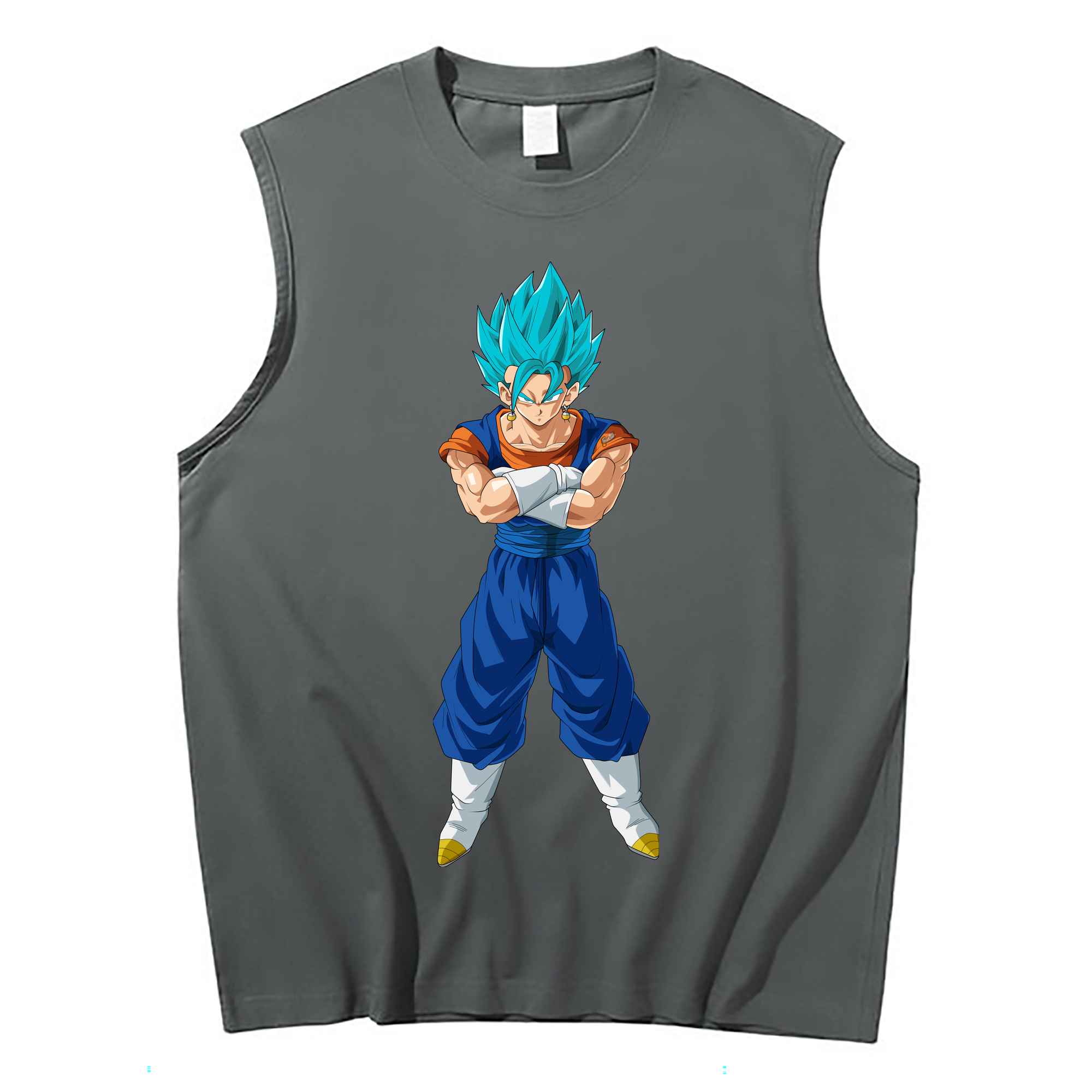 （画像用） ドラゴンボール ベジット DRAGON BALL Vegetto コットン100％タンクトップ（フロントプリント）